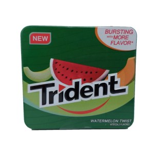 آدامس قوطی فلزی هندوانه تریدنت