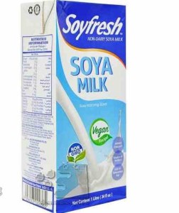 شیر سویا پاکتی ساده