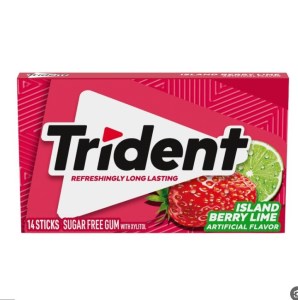 ادامس لیمو و توت فرنگی تریدنت