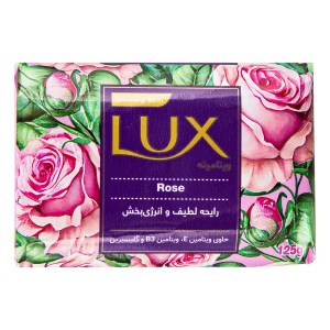 صابون ویتامینه لوکس با رایحه گل رز 125 گرمی لوکس