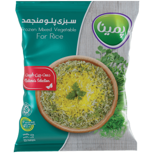 سبزی پلو 400گرمی پمینا کاله